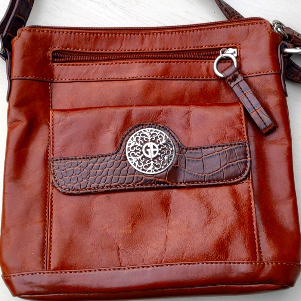 Brown Giani Bernini purse